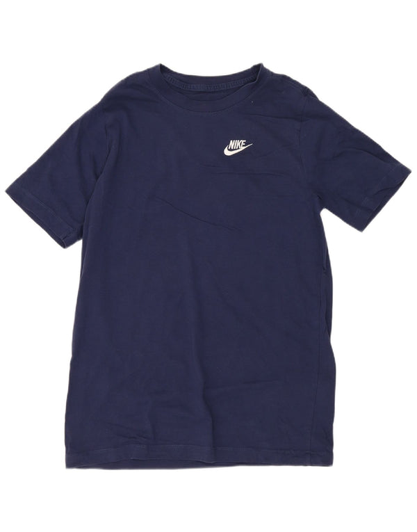 Nike Boys T-Shirt Top 13-14 Years XL Navy Blue Cotton