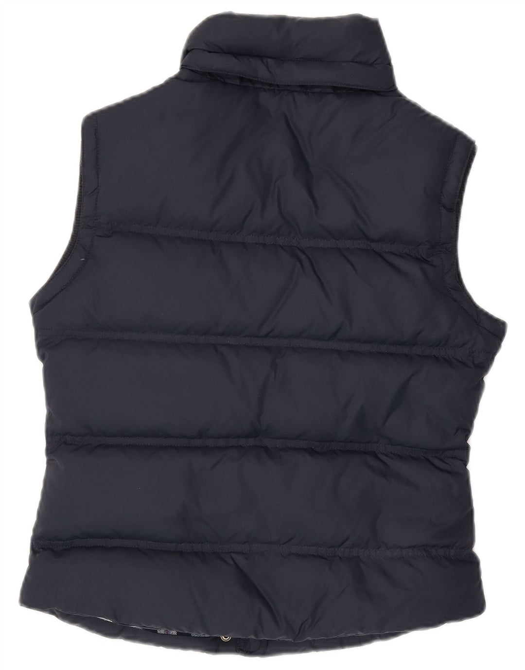 Jack Wills Womens Padded Gilet UK 10 Small Navy Blue