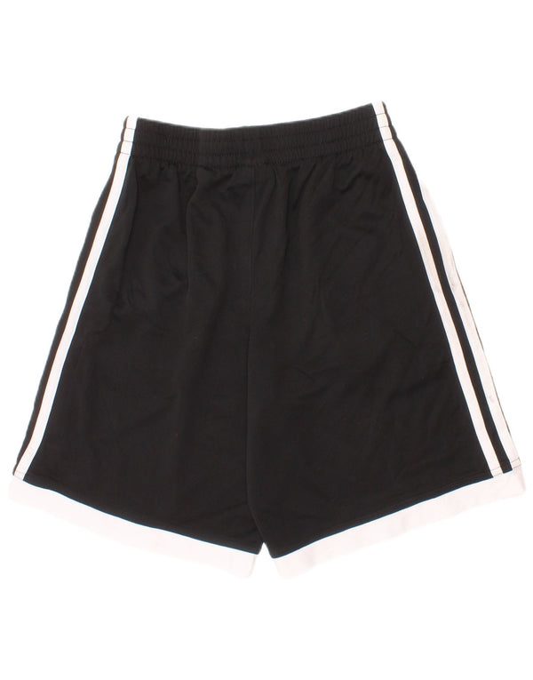 Adidas Boys Sport Shorts 8-9 Years Small Black Polyester Sports