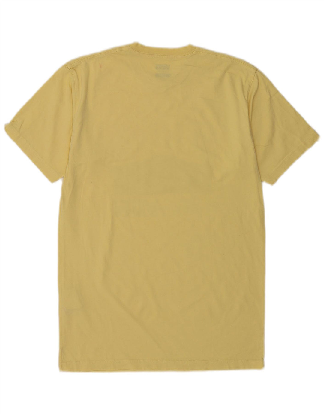 Vans Mens Classic Fit Graphic T-Shirt Top Medium Yellow Cotton