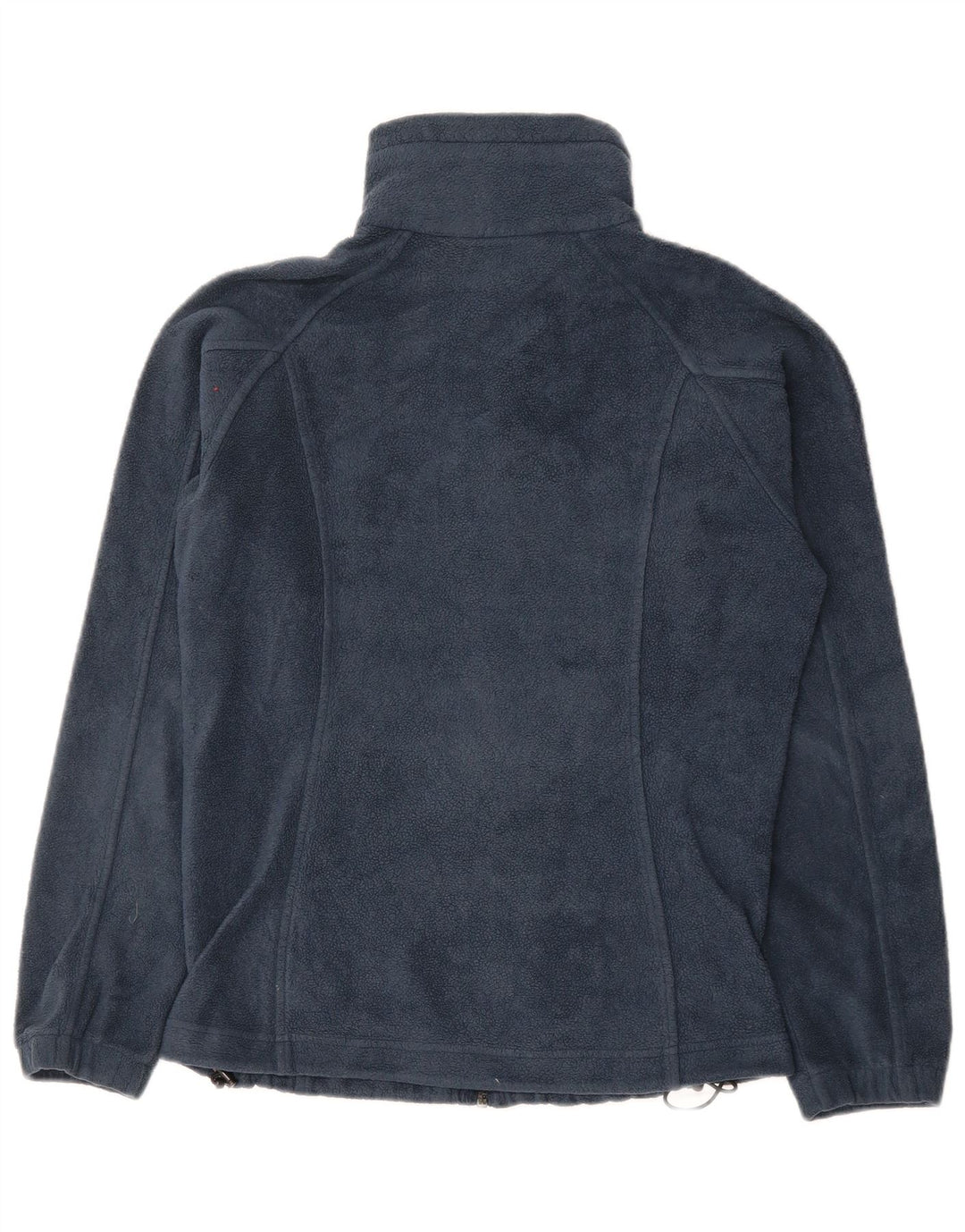 COLUMBIA Womens Fleece Jacket UK 10 Small Navy Blue Polyester