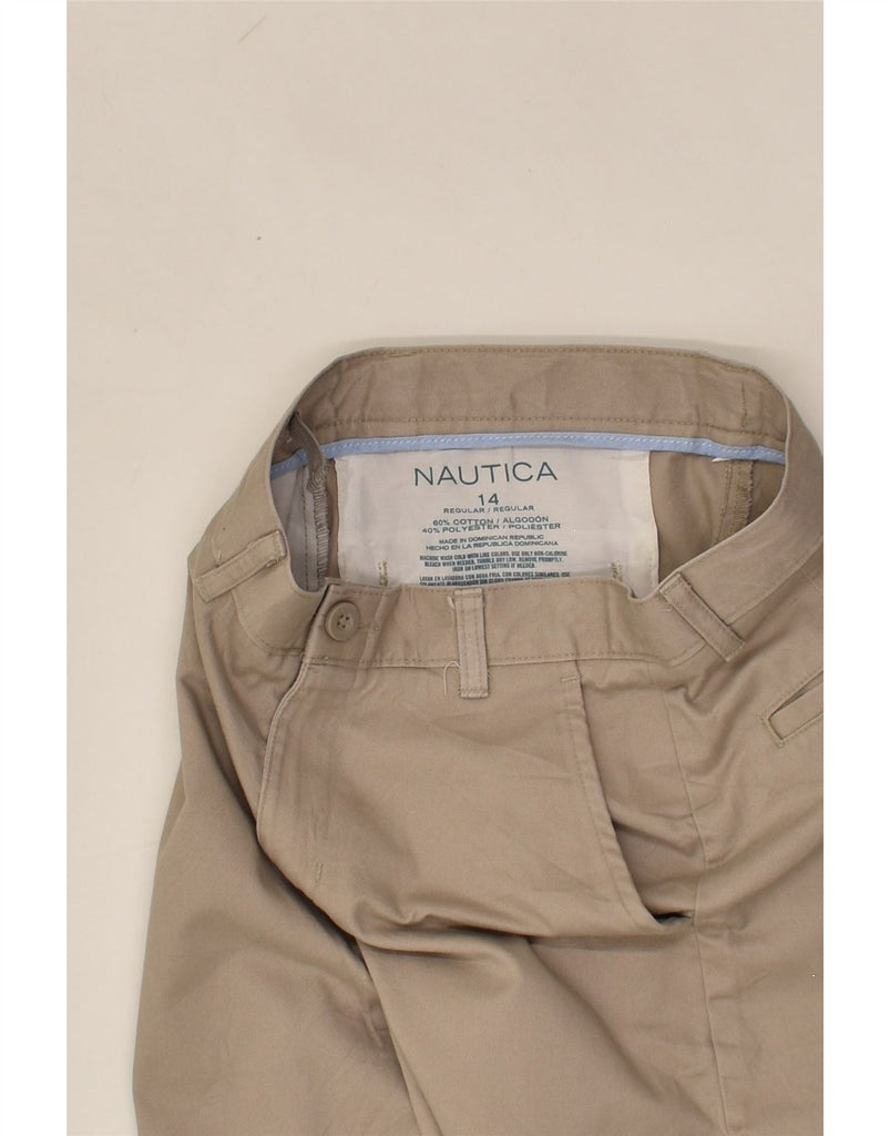 NAUTICA Boys Regular Casual Shorts 13-14 Years W28  Beige Cotton | Vintage Nautica | Thrift | Second-Hand Nautica | Used Clothing | Messina Hembry 