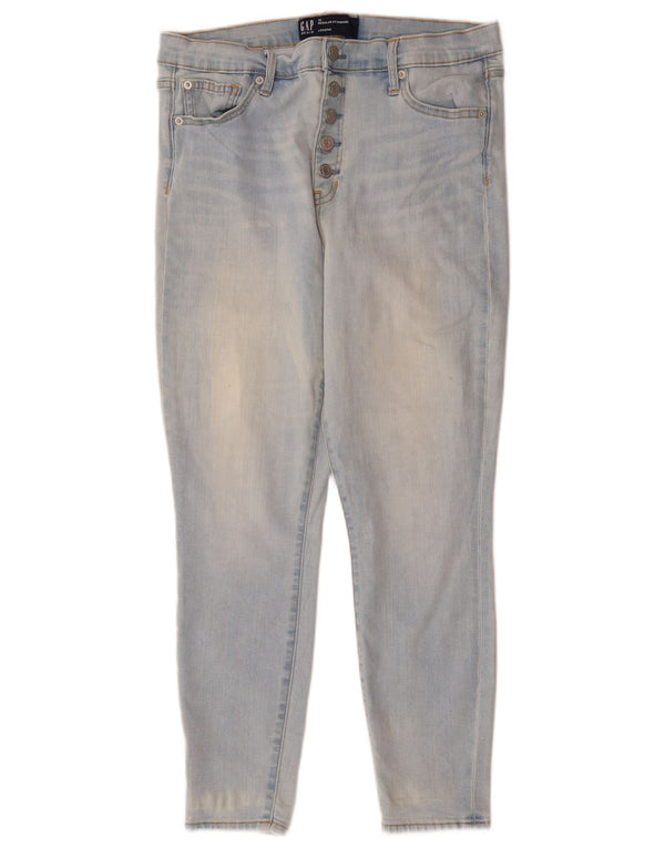 Gap Womens Legging Standard Fit Regular Straight Jeans W32 L25 Blue Cotton