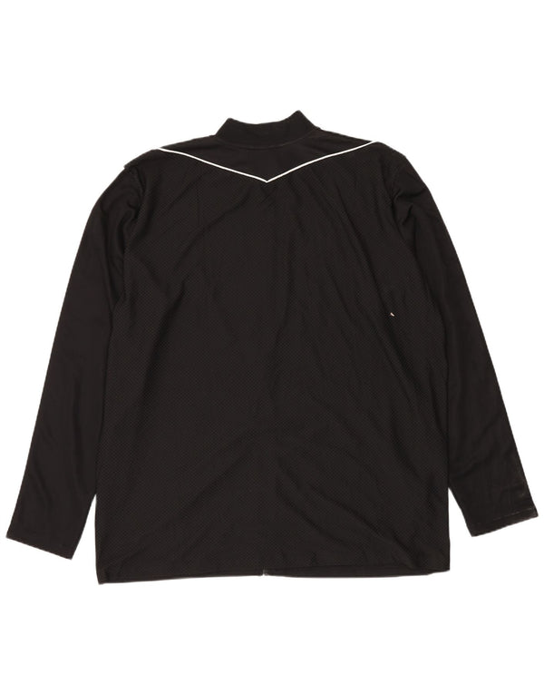 ADIDAS Mens Aeroready Slim Fit Tracksuit Top Jacket 2XL Black Polyester