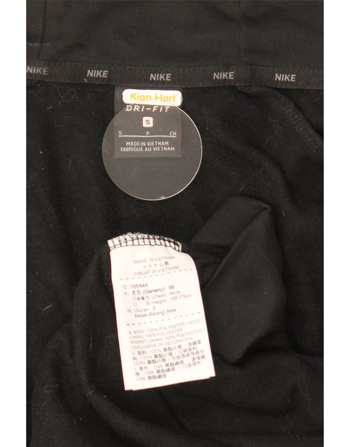 Nike Mens Dri Fit Zip Hoodie Sweater Small Black Polyester