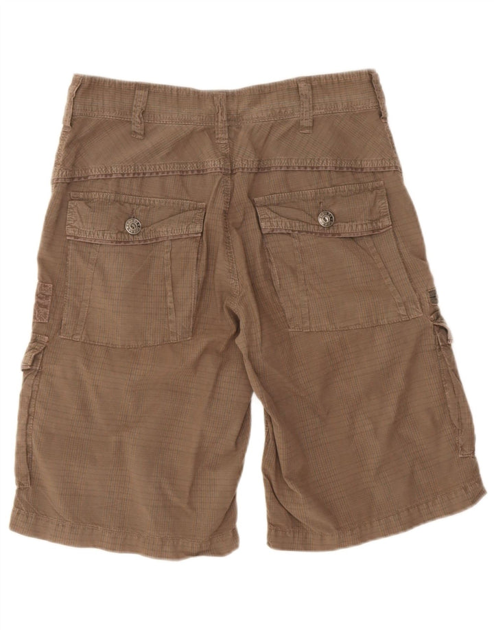Guess Mens Cargo Shorts W29 Small  Brown Cotton