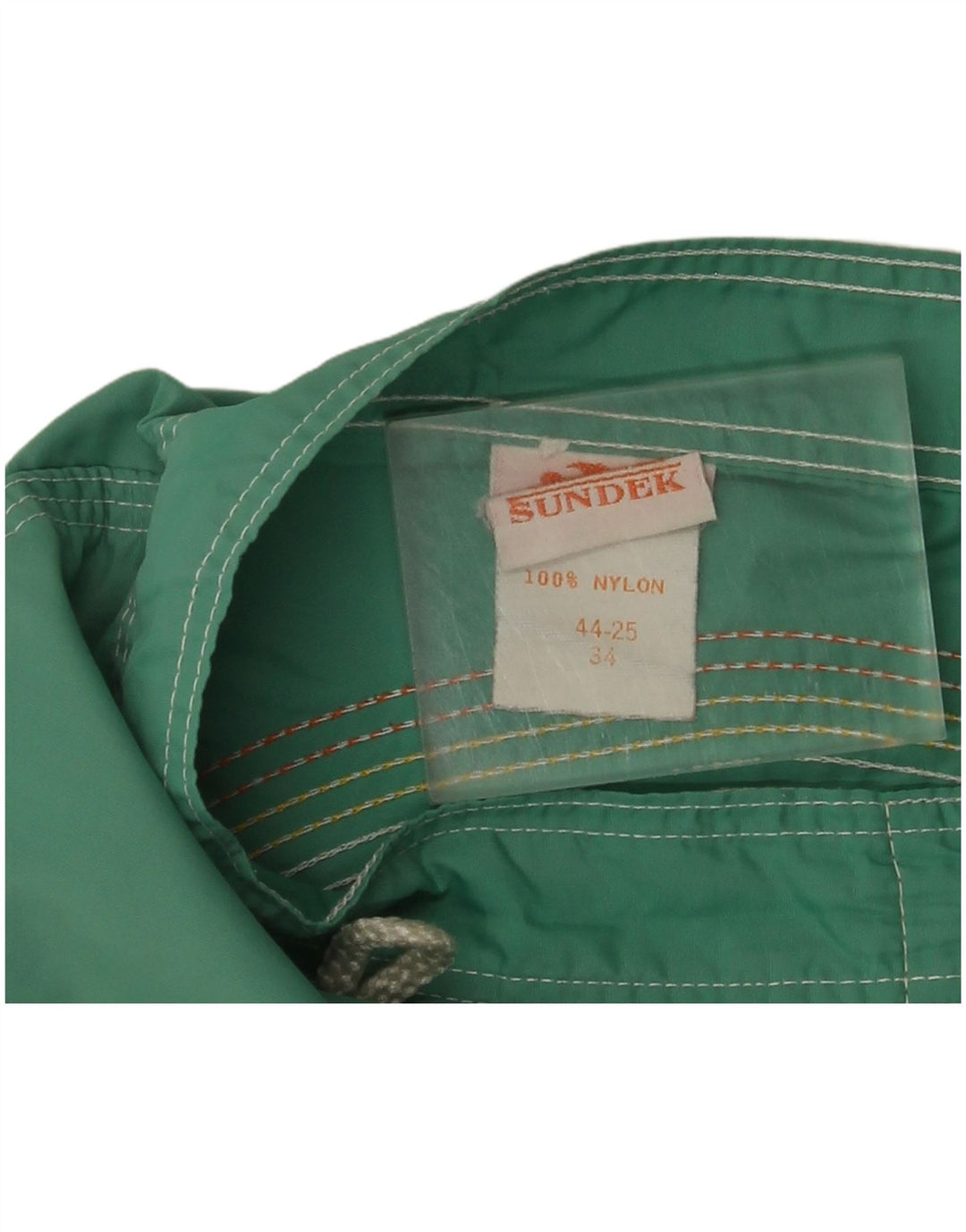 Sundek Mens Swimming Shorts Large Green Nylon