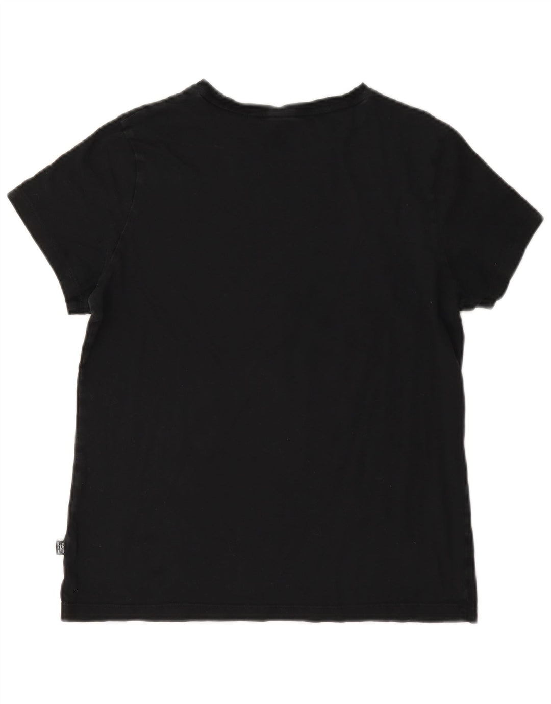 Puma Womens Graphic T-Shirt Top UK 14 Medium Black