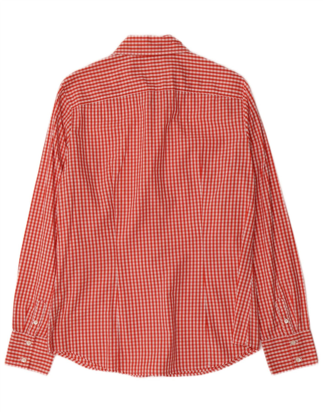 Tommy Hilfiger Womens Shirt US 10 Large Red Gingham Cotton