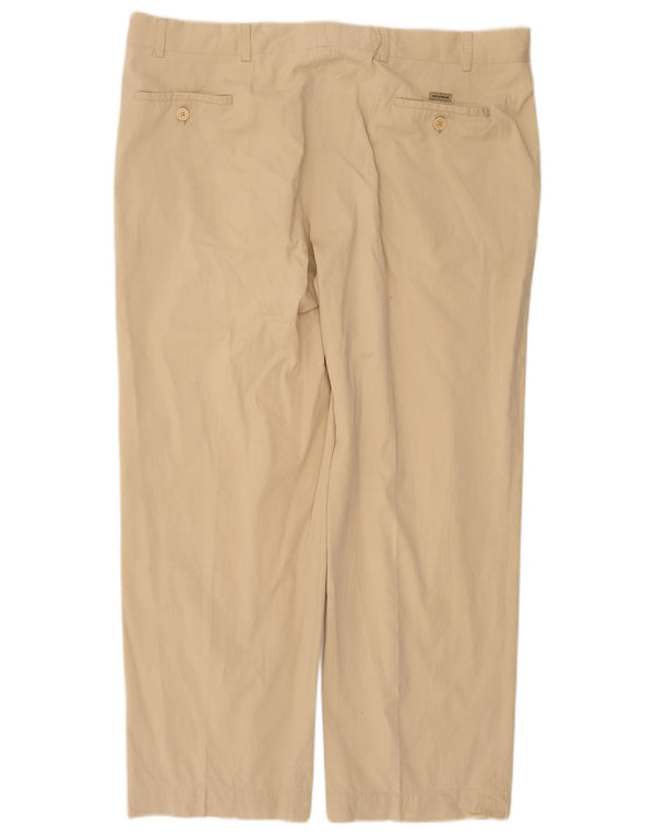 Paul & Shark Mens Straight Chino Trousers IT 56 3XL W46 L29 Beige Cotton
