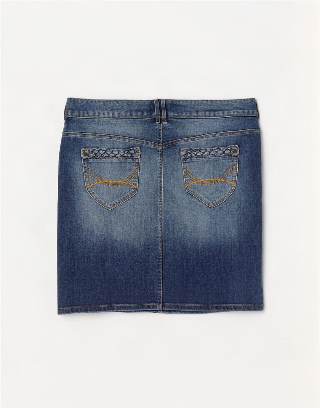 Tom Tailor Womens Mini Denim Skirt EU 40 Medium W34 Blue Cotton