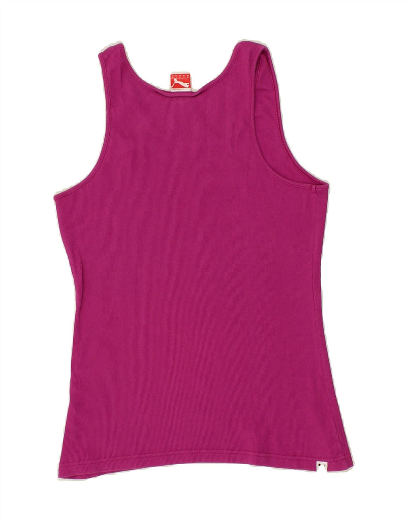 PUMA Womens Vest Top UK 12 Medium  Purple Vintage Puma and Second-Hand Puma from Messina Hembry 