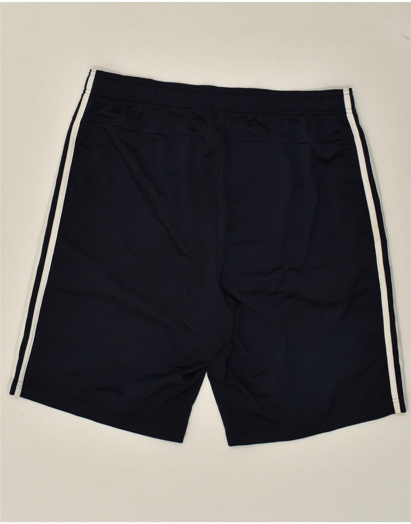 ADIDAS Mens Sport Shorts XL Navy Blue Polyester | Vintage Adidas | Thrift | Second-Hand Adidas | Used Clothing | Messina Hembry 