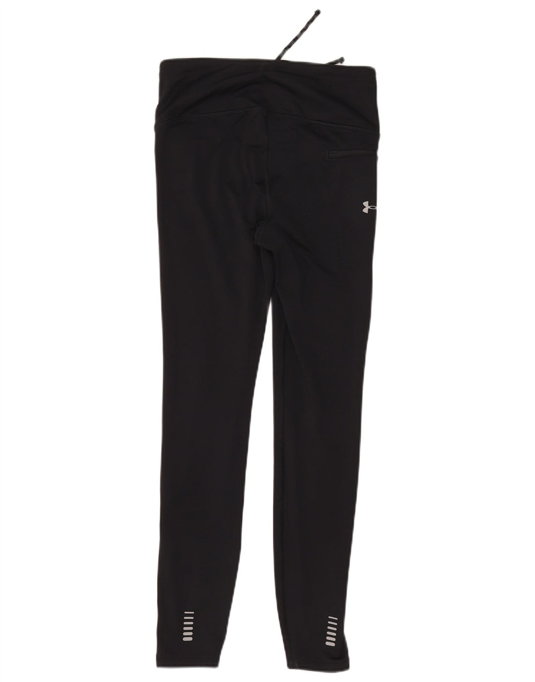 UNDER ARMOUR Womens Leggings UK 10 Small  Black Geometric Polyamide