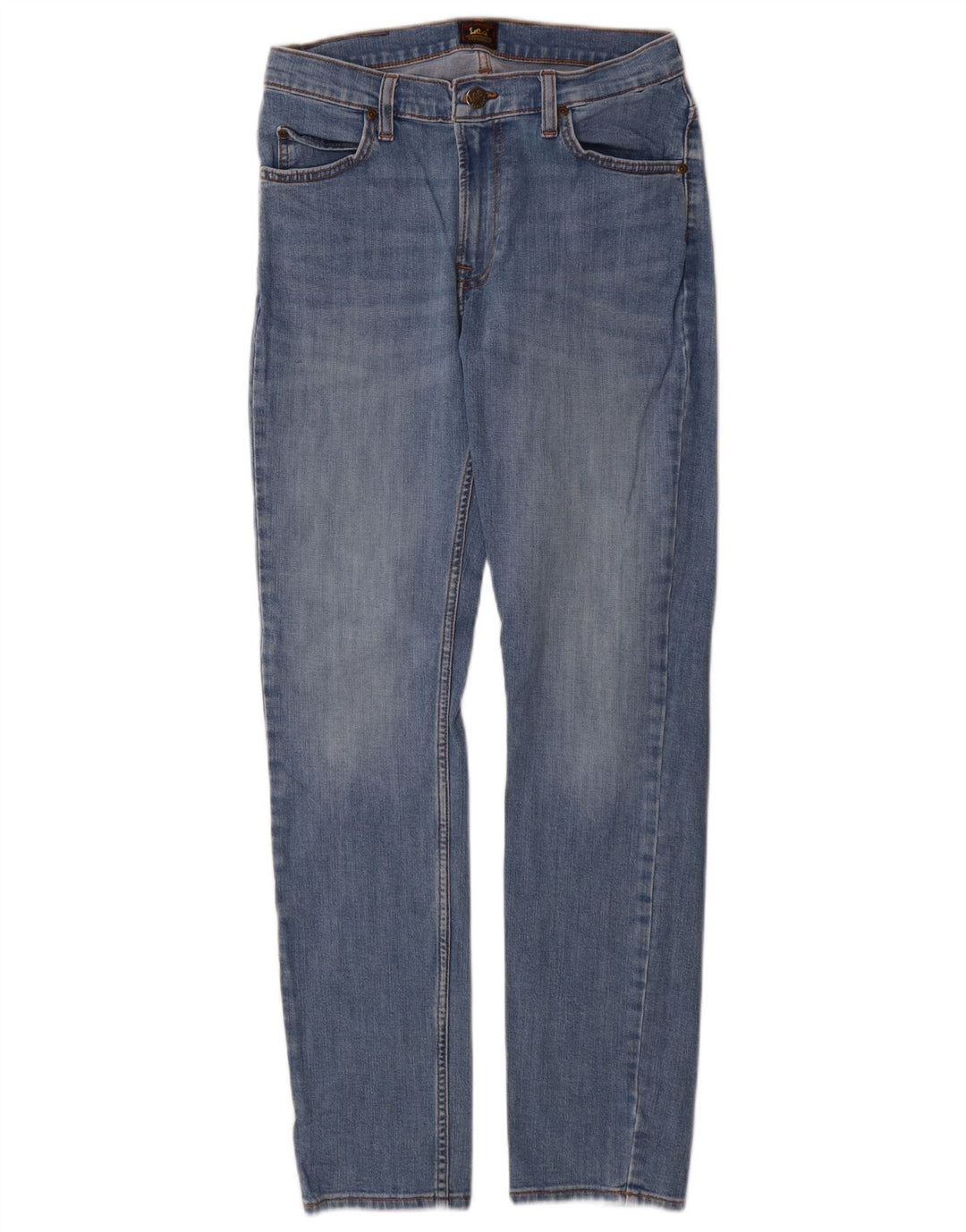 Lee Womens Rider Slim Jeans W30 L32 Blue Cotton