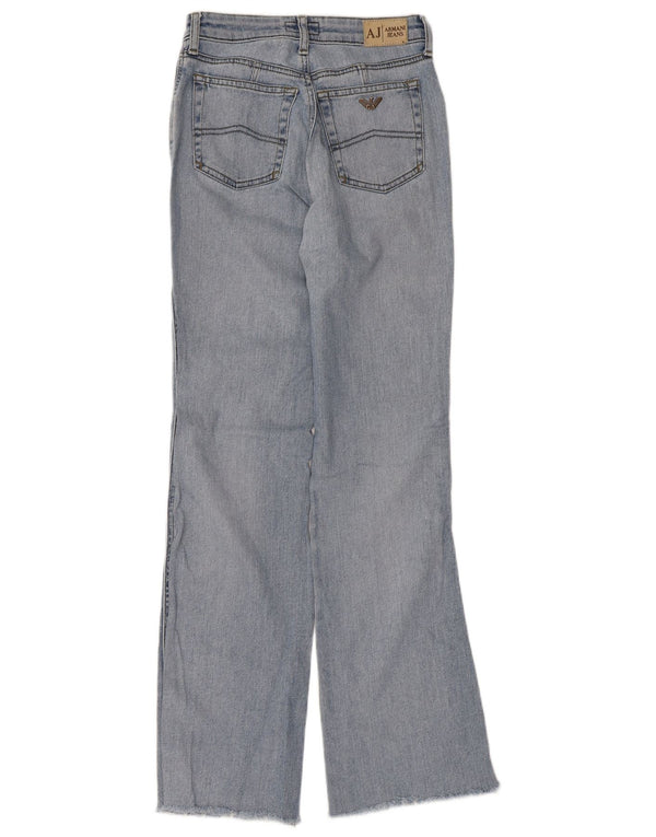 Armani Womens Straight Jeans W26 L31 Blue