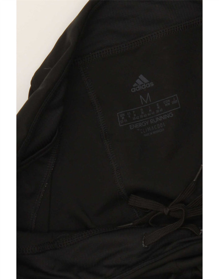 Adidas Womens Climacool Crop Leggings UK 12/14 Medium Black