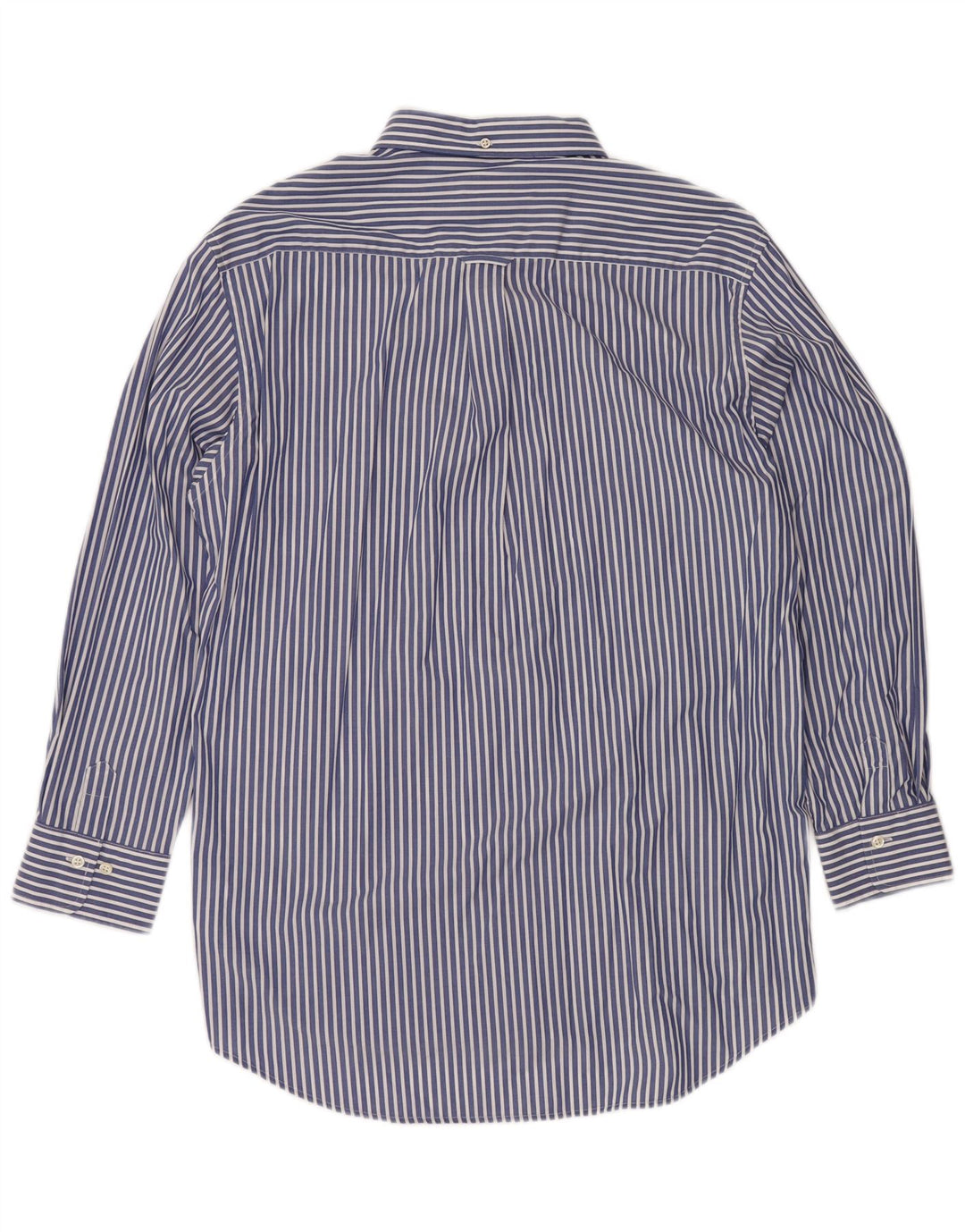 GANT Mens Regular Fit Shirt Size 41/42 16 1/2 Large Blue Striped Cotton