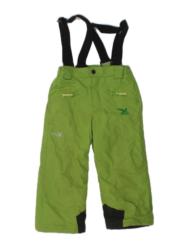 SALEWA Boys Windbreaker Trousers 3-4 Years W22 L15  Green Polyamide | Vintage SALEWA | Thrift | Second-Hand SALEWA | Used Clothing | Messina Hembry 