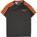 Adidas Boys Climalite T-Shirt Top 7-8 Years Grey Polyester