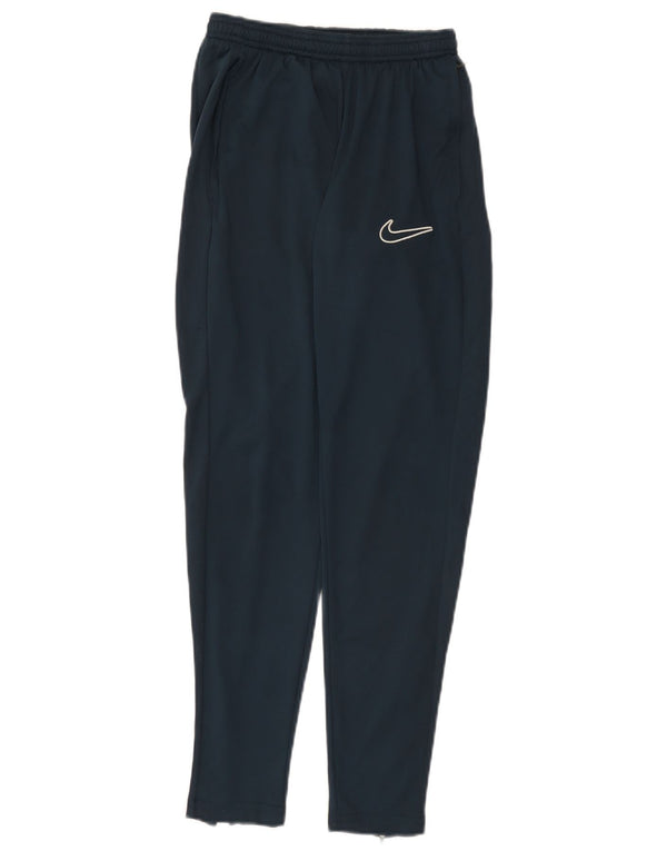 Nike Mens Tracksuit Trousers XS Navy Blue Polyester