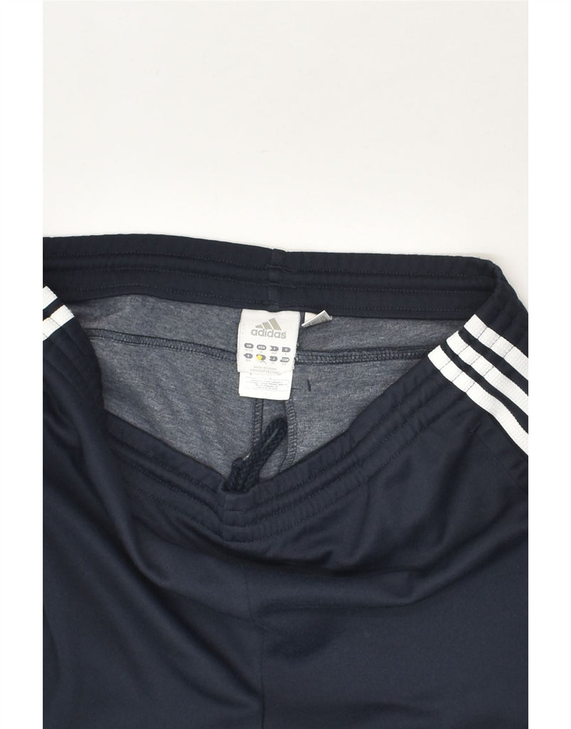 ADIDAS Mens Tracksuit Trousers UK 36/38 Small Navy Blue Polyester | Vintage Adidas | Thrift | Second-Hand Adidas | Used Clothing | Messina Hembry 