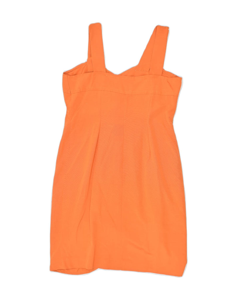 VINTAGE Womens Mini Sheath Dress UK 12 Medium Orange | Vintage | Thrift | Second-Hand | Used Clothing | Messina Hembry 