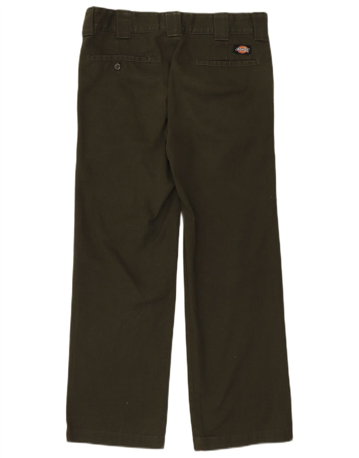 Dickies Mens Straight Chino Trousers W30 L30 Khaki Polyester