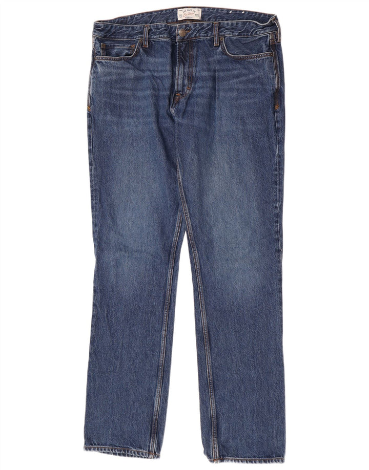 Fat Face Mens Straight Jeans W38 L34 Blue Cotton