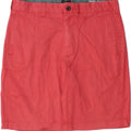 J. CREW Womens Stretch Chino Shorts W31 Medium Red Cotton Vintage J. Crew and Second-Hand J. Crew from Messina Hembry 