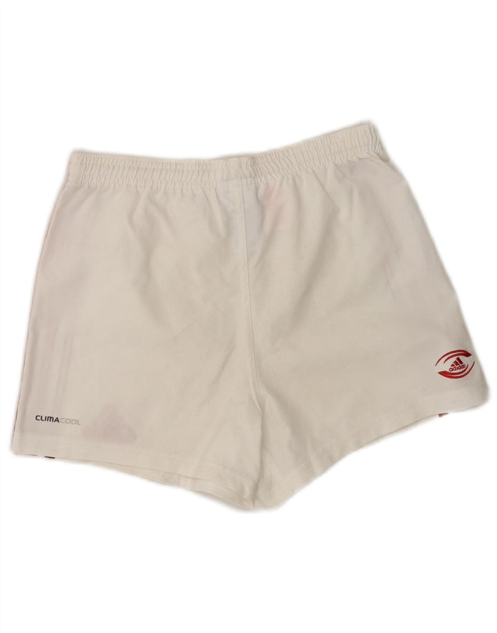 Adidas Boys Climacool Sport Shorts 9-10 Years White Polyester