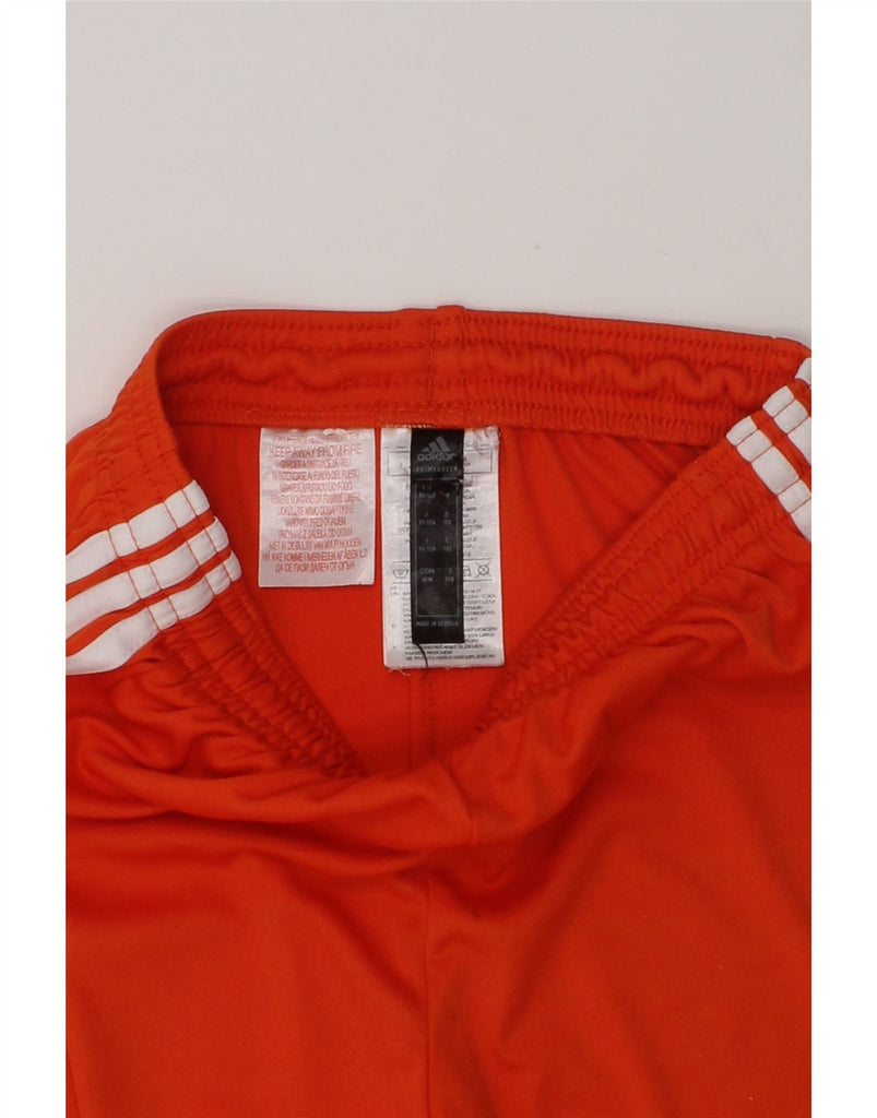 ADIDAS Boys Aeroready Sport Shorts 11-12 Years Orange Polyester | Vintage Adidas | Thrift | Second-Hand Adidas | Used Clothing | Messina Hembry 