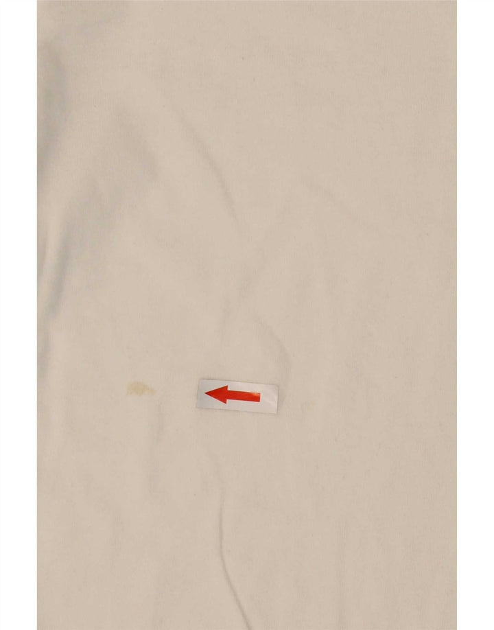 Reebok Mens T-Shirt Top Medium White Cotton