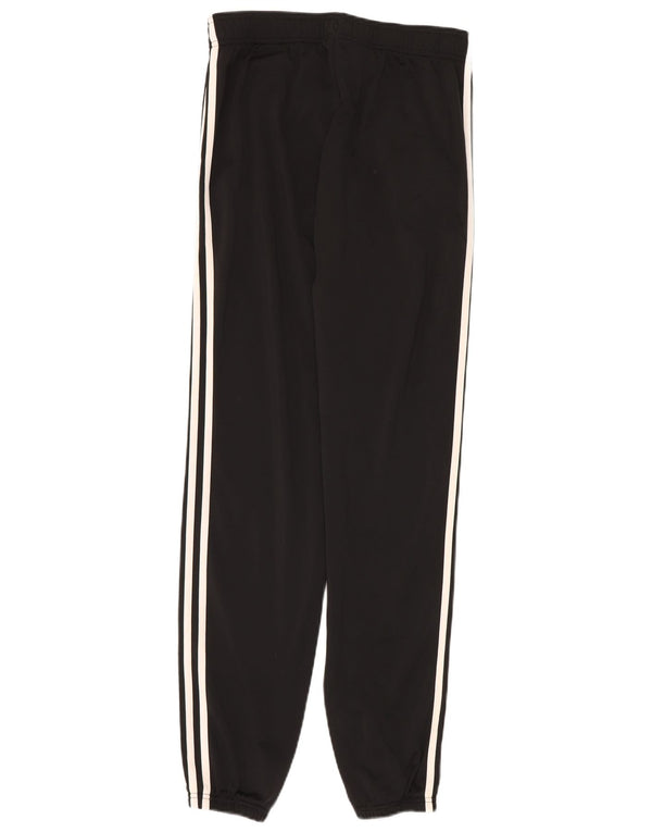 Adidas Boys Tracksuit Trousers Joggers 15-16 Years Black Polyester