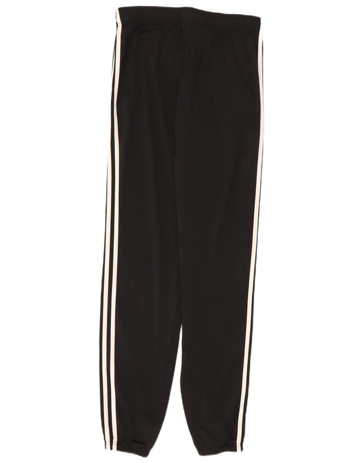 Adidas Boys Tracksuit Trousers Joggers 15-16 Years Black Polyester