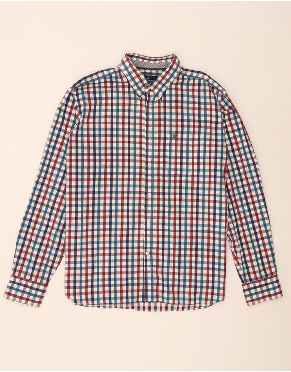 Marks & Spencer Mens Blue Harbour Shirt XL Multicoloured Gingham