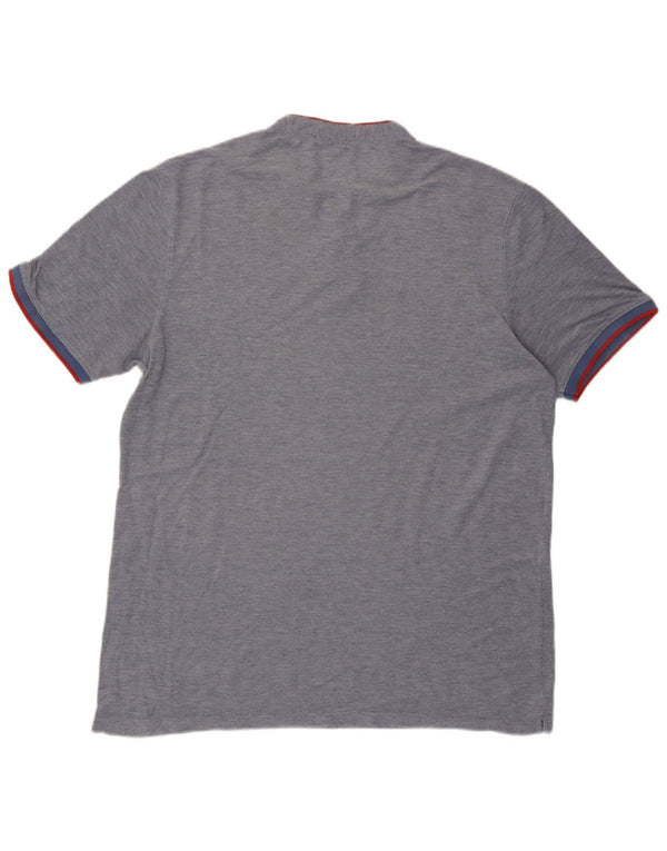 Jack & Jones Mens T-Shirt Top 2XL Navy Blue Flecked