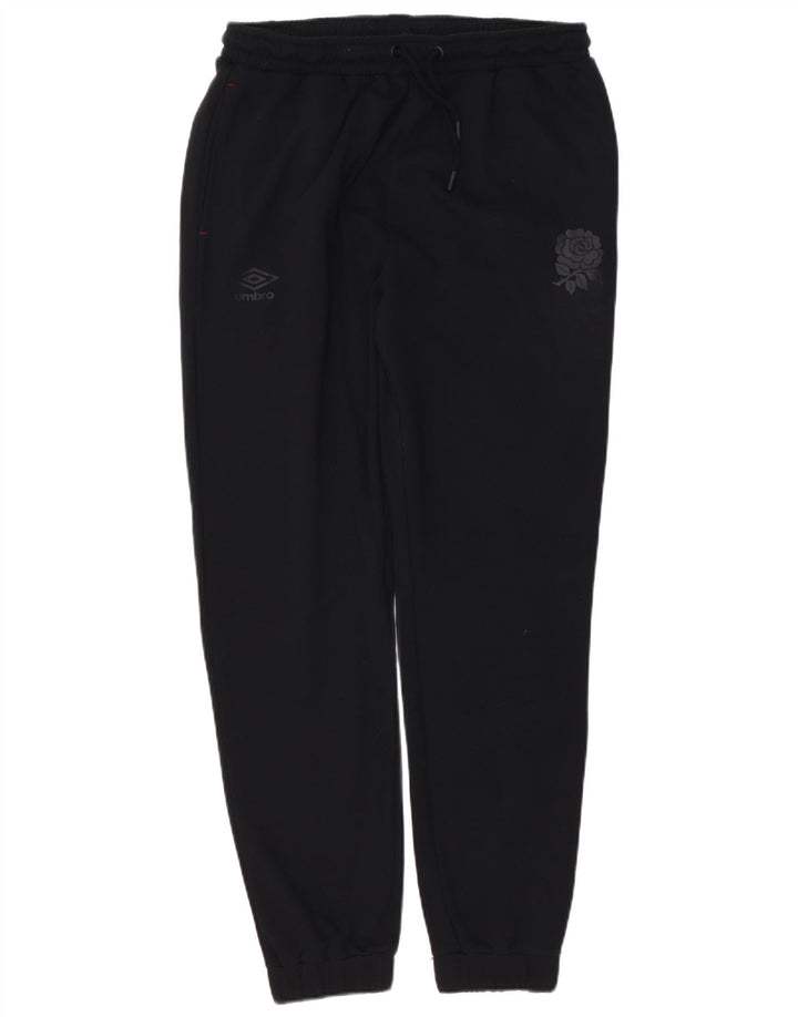 Umbro Mens Tracksuit Trousers Joggers Medium  Black Floral Cotton