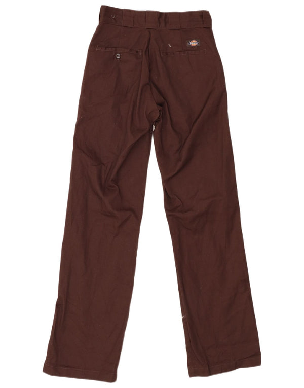 Dickies Mens Straight Chino Trousers W25 L34 Brown