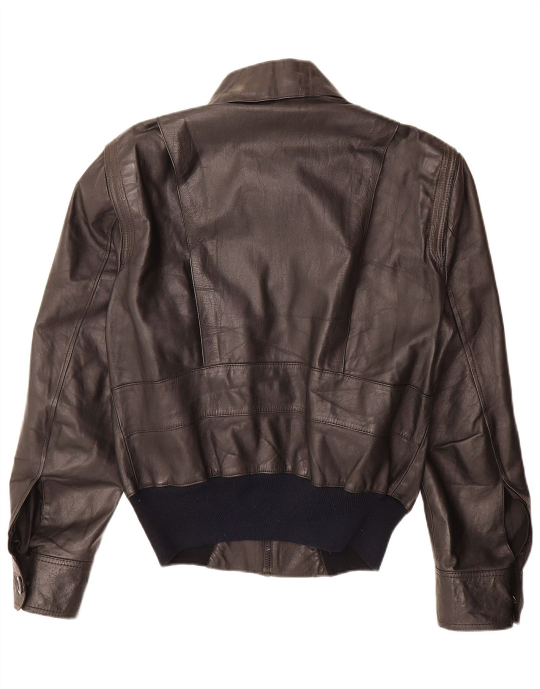Albert Womens Leather Jacket UK 16 Large Brown