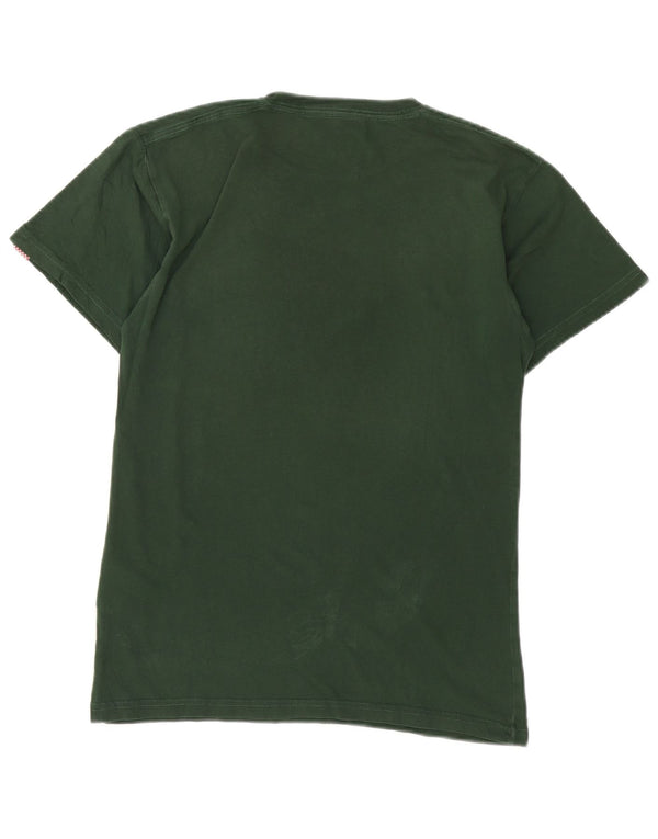 Vans Mens Classic Fit Graphic T-Shirt Top Small Green Cotton