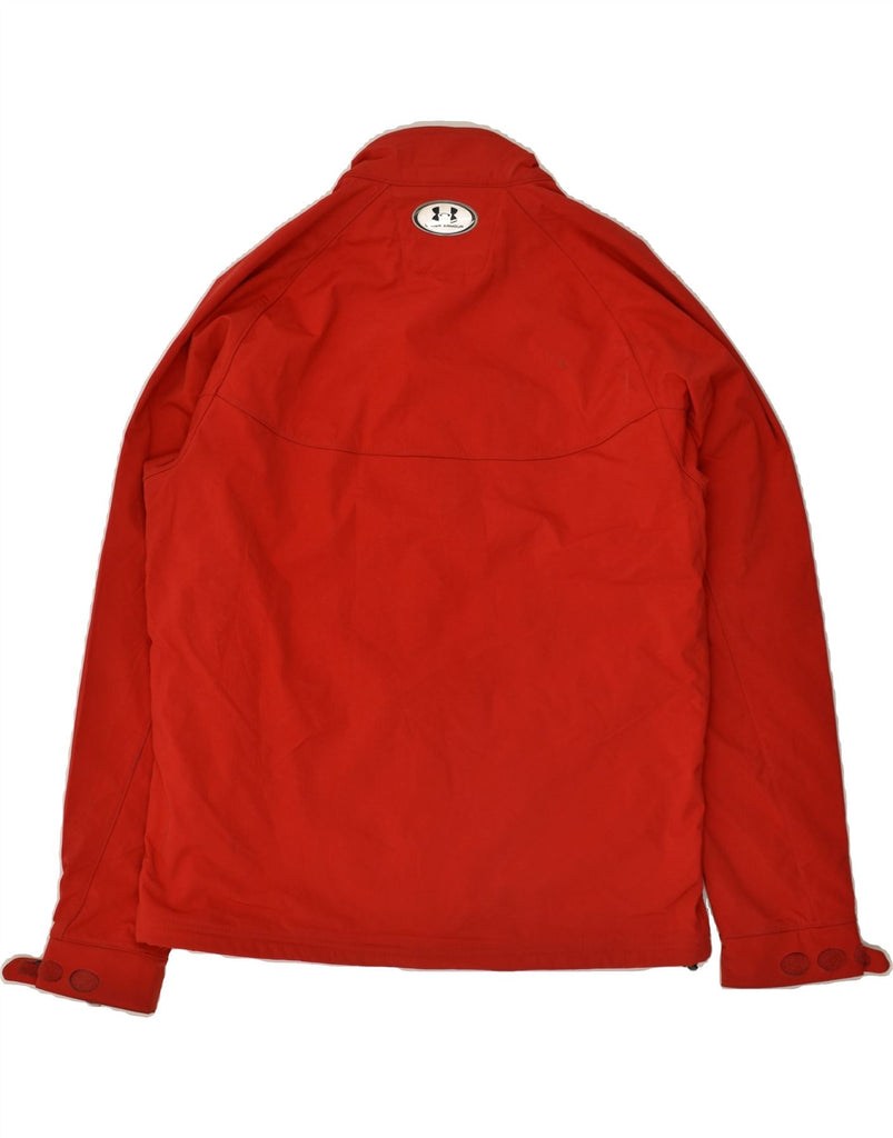 UNDER ARMOUR Mens Windbreaker Jacket UK 40 Large Red Polyester | Vintage Under Armour | Thrift | Second-Hand Under Armour | Used Clothing | Messina Hembry 