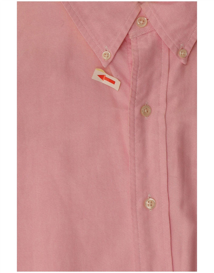 Ralph Lauren Mens Blake Short Sleeve Shirt Medium Pink Cotton