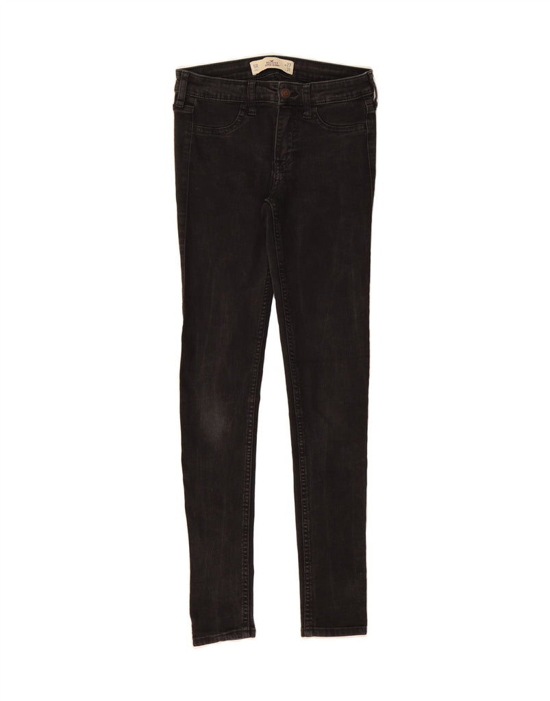 HOLLISTER Womens Super Skinny Jeans US 5 Medium W27 L31 Black Cotton Vintage Hollister and Second-Hand Hollister from Messina Hembry 