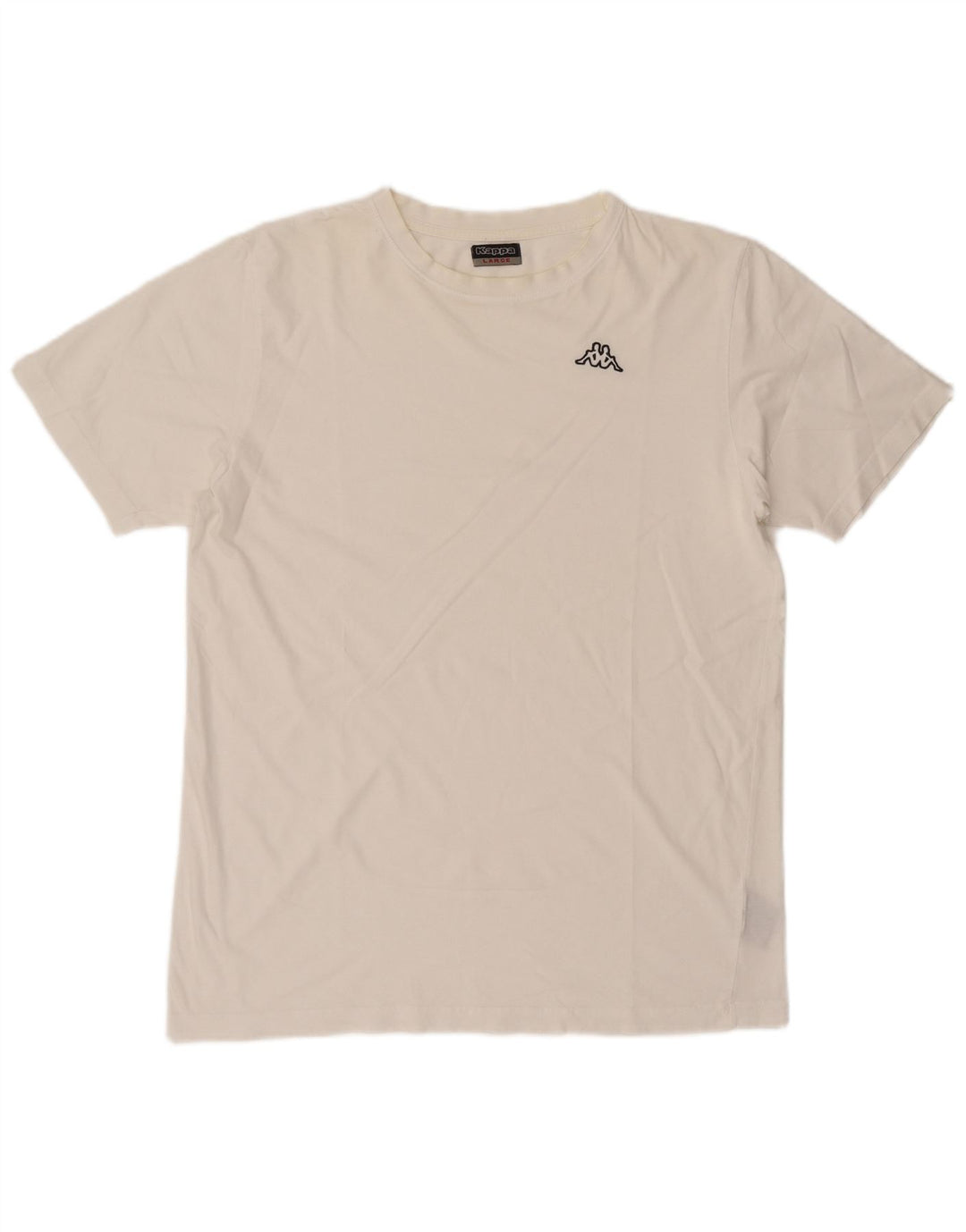 KAPPA Mens T-Shirt Top Large White Cotton