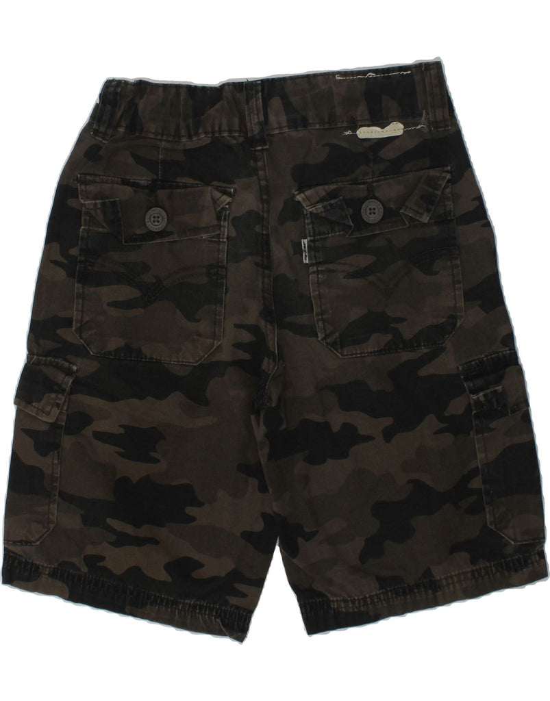 LEVI'S Boys Cargo Shorts 7-8 Years W24 Khaki Camouflage Cotton | Vintage Levi's | Thrift | Second-Hand Levi's | Used Clothing | Messina Hembry 