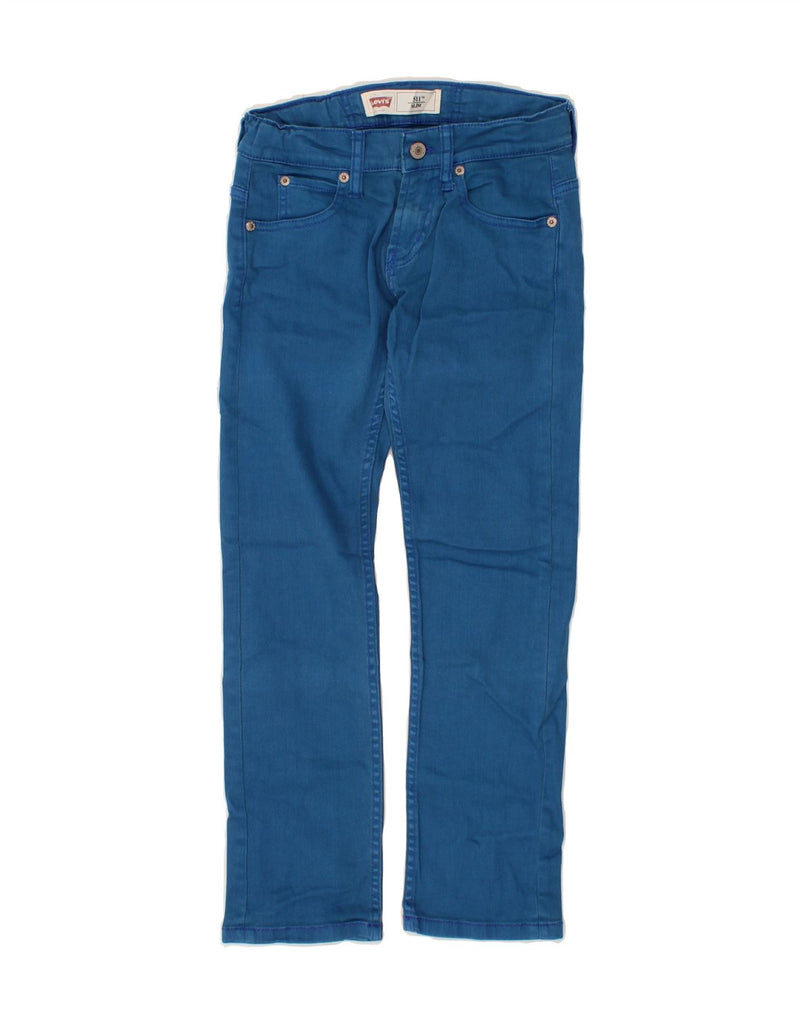 LEVI'S Girls 511 Slim Jeans 7-8 Years W24 L20 Blue Cotton Vintage Levi's and Second-Hand Levi's from Messina Hembry 