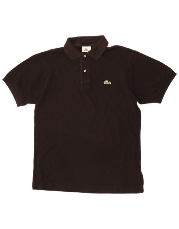 Lacoste Mens Polo Shirt Size 3 Small Black Cotton