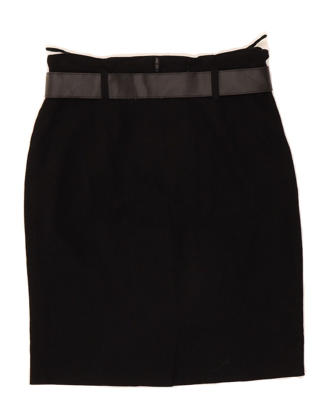 VINTAGE Womens Pencil Skirt UK 12 Medium W28  Black Viscose Vintage Vintage and Second-Hand Vintage from Messina Hembry 