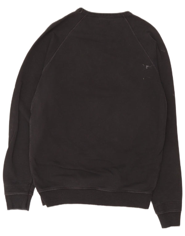 Diesel Mens Graphic Sweatshirt Jumper Medium Black Cotton